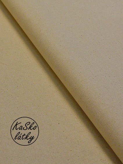 Bavlněná látka krémová (270g)