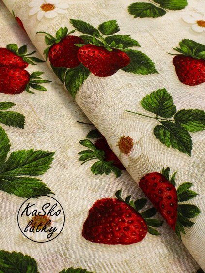 Režná látka jahody