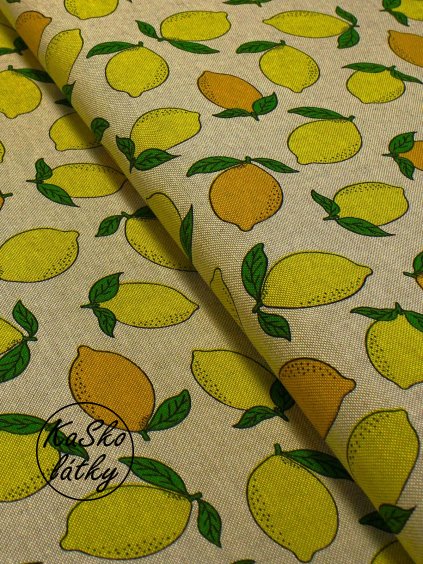 Režná látka citrony