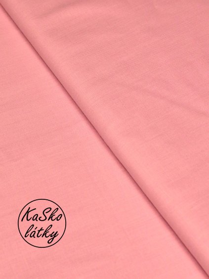 Bavlněná látka světle růžová