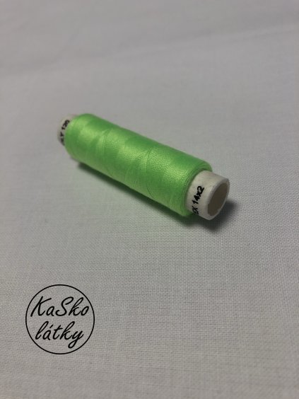 Niť Hagal UNIPOLY 120 - barva 612 fosforeskující zelená