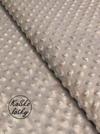 Minky světle šedá