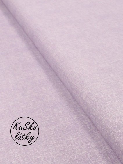 Bavlněná látka LP světle fialová