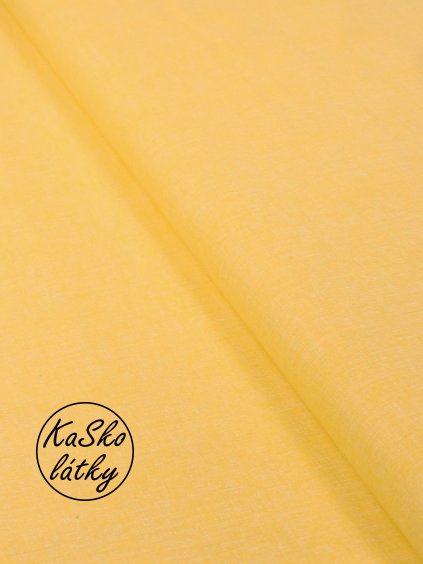 Bavlněná látka LP světle žlutá