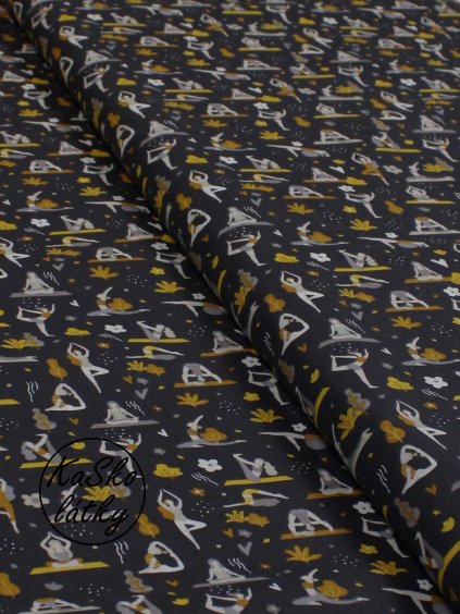 Bavlněná látka jóga