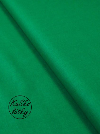 Bavlněná látka zelená