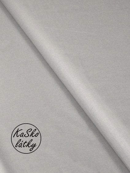 Bavlněná látka světle šedá