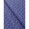 Bavlněná látka trojkytičky na modré