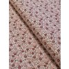 Bavlněná látka růžové květy