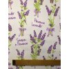 Bavlněná látka levandule