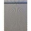Zbytek - Bavlněná látka úzký šedý proužek  40 x 150 cm