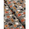 Bavlněná látka Halloween