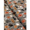 Bavlněná látka Halloween