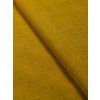 Zbytek - Režná látka hořčicová  75 x 140cm