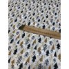 Zbytek - Bavlněná látka stromy  50 x 150 cm