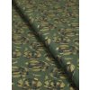 Zbytek - Bavlněná látka baňky na zelené  25 x 145 cm