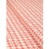 Zbytek - Bavlněná látka červená se srdíčky  40 x 140 cm