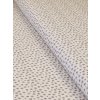 Zbytek - Bavlněná látka malé sněhové vločky  40 x 150 cm