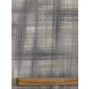 Zbytek - Režná látka šedá mřížka  60 x 140 cm