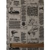 Zbytek - Bavlněná látka noviny  30 x 147 cm