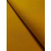 Zbytek - Bavlněná teplákovina hořčicová  60 x 180 cm
