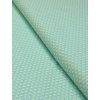 Bavlněná látka mentolová pavučinka