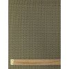 Zbytek - Bavlněná látka khaki lístky  40 x 150 cm