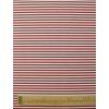 Zbytek - Bavlněná látka vínový proužek  40 x 140 cm
