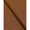 Zbytek - Bavlněná látka puntík na hnědé  40 x 150 cm