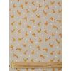 Zbytek - Režná látka žluté slepičky  40 x 140 cm