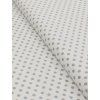 Zbytek - Bavlněná látka šedý puntík na bílé  35 x 140 cm
