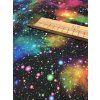 Zbytek - Bavlněná látka galaxie  65 x 145 cm