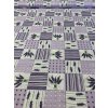 Bavlněná látka levandulový patchwork