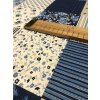Bavlněná látka modrý patchwork