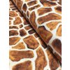 Mušelín zvířecí vzor - žirafa