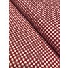 Bavlněná látka červené kárko