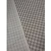 Bavlněná látka šedé kostky na bílé