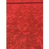 Bavlněná látka červený mramor