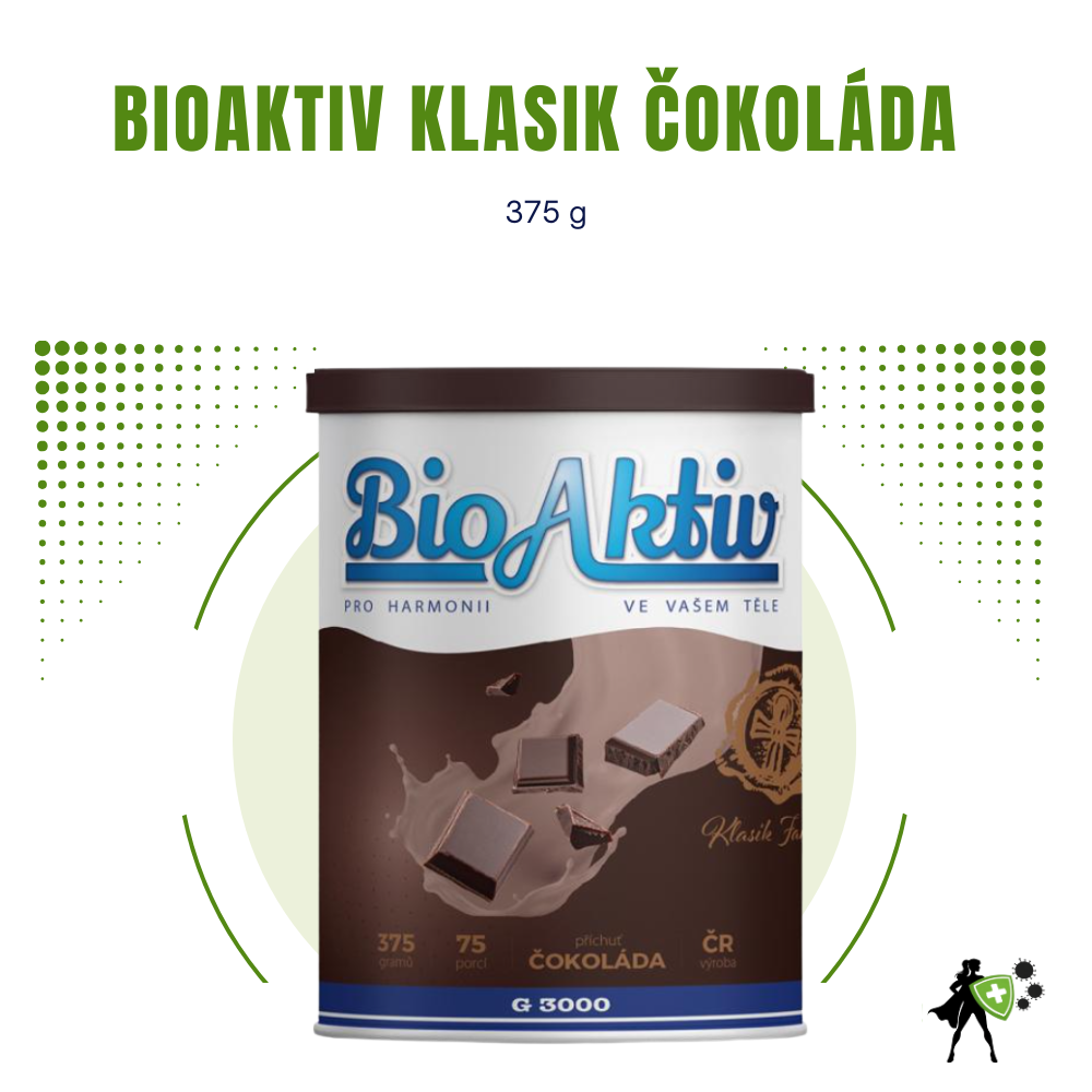 BIOAKTIV KLASIK FAMILY ČOKOLÁDA – složení a dávkování