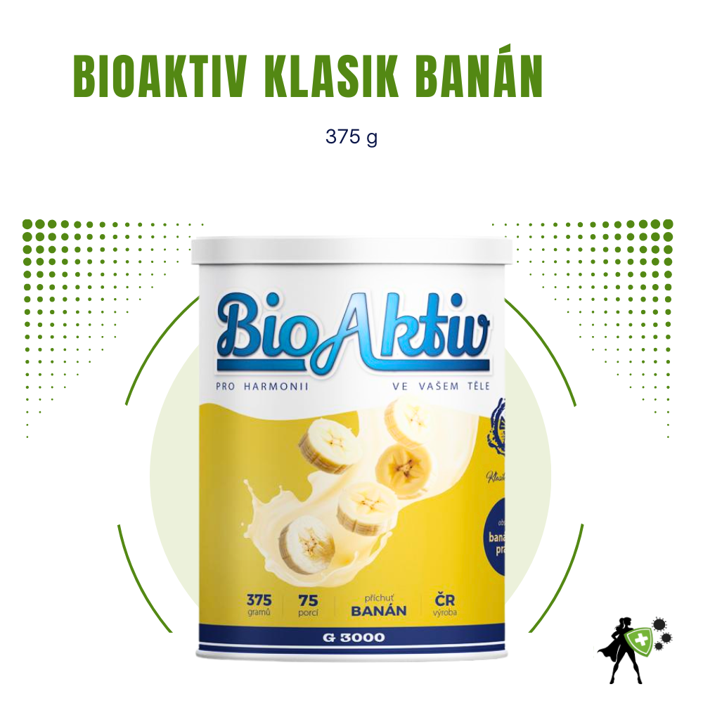 BIOAKTIV KLASIK FAMILY BANÁN – složení a dávkování