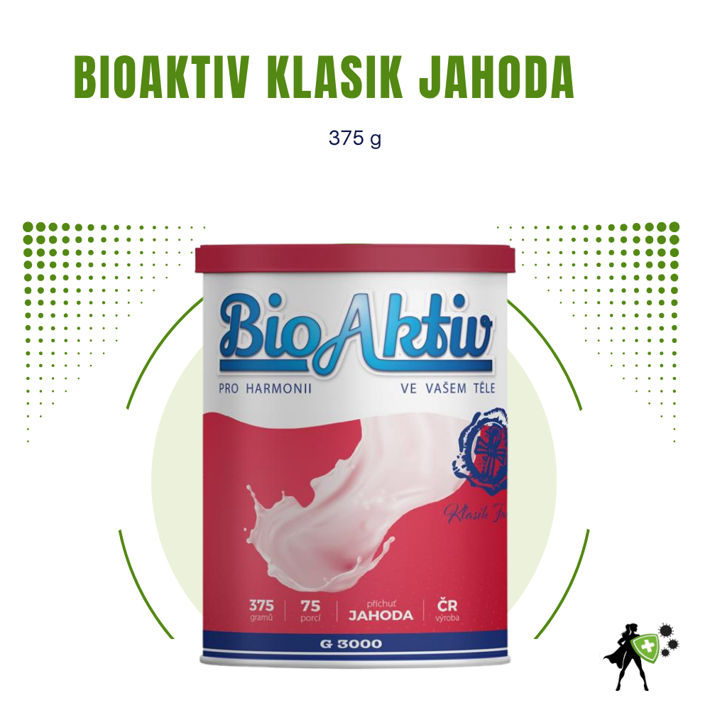 BIOAKTIV KLASIK FAMILY JAHODA  – složení a dávkování