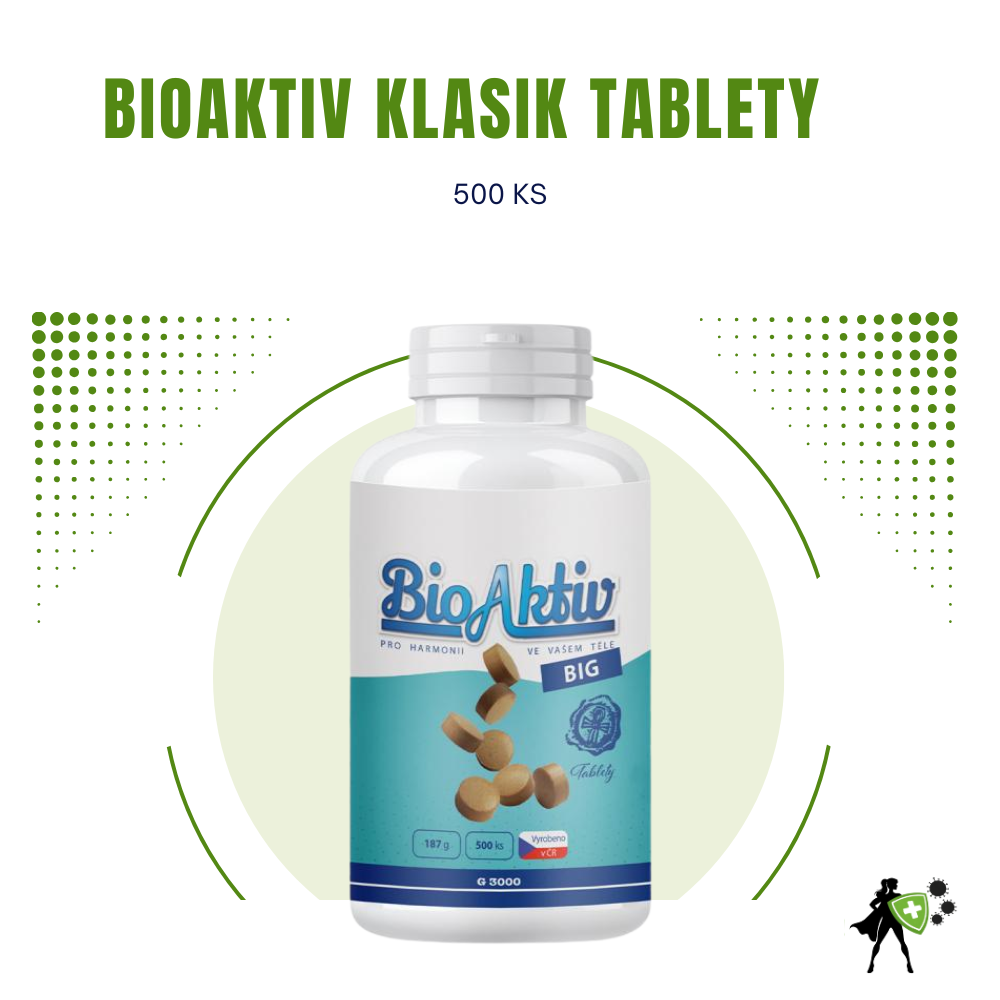 BIOAKTIV BIG TABLETY – složení a dávkování