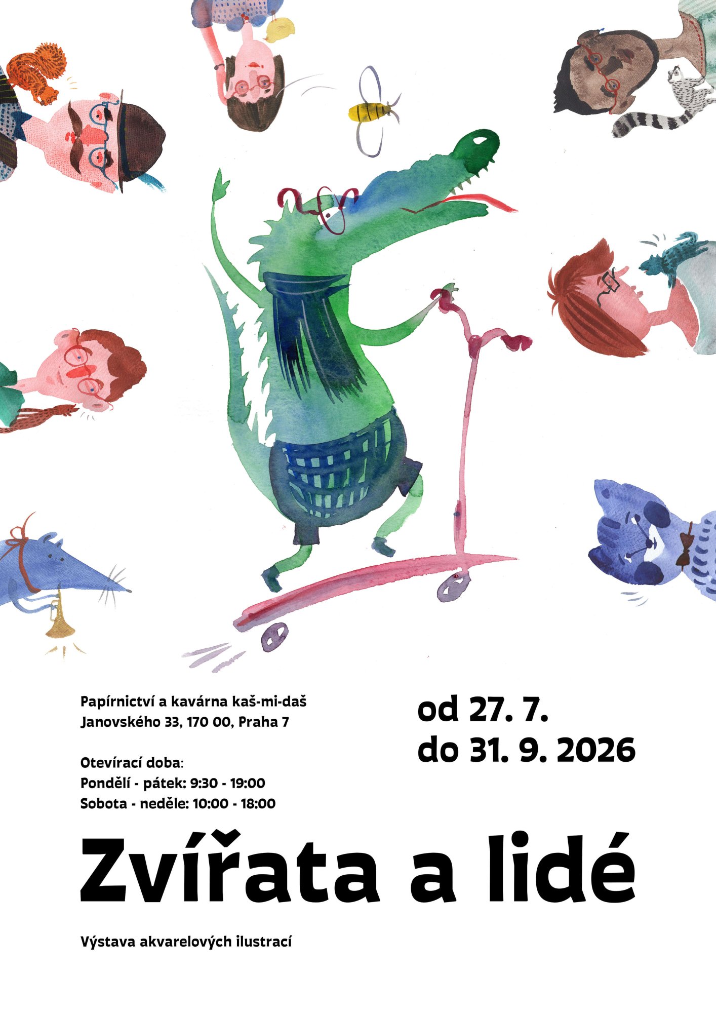 Výstava: Olga Yakubovskaya - Zvířata a lidé