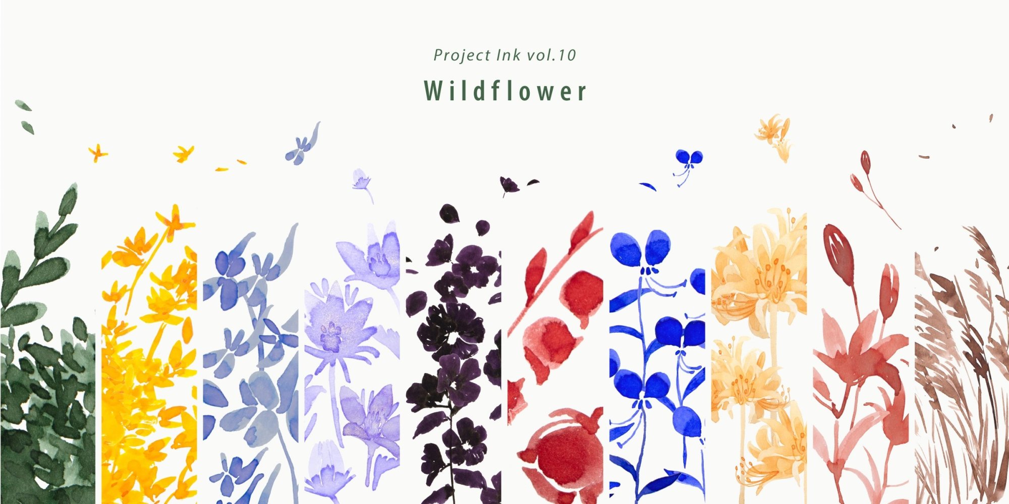 Colorverse Wildflower: deset květin, deset odstínů inkoustu