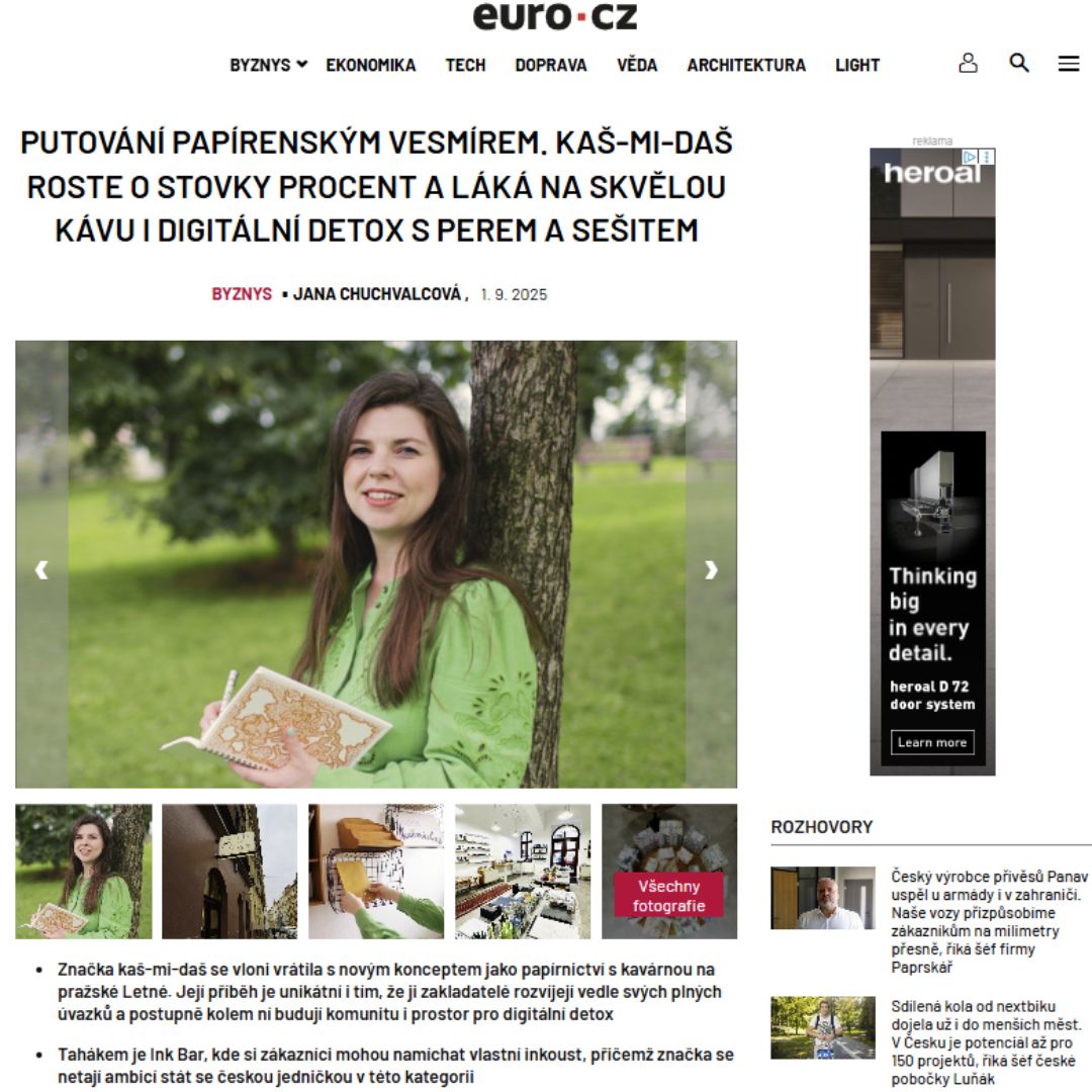 EURO.cz – článek o růstu a digitálním detoxu