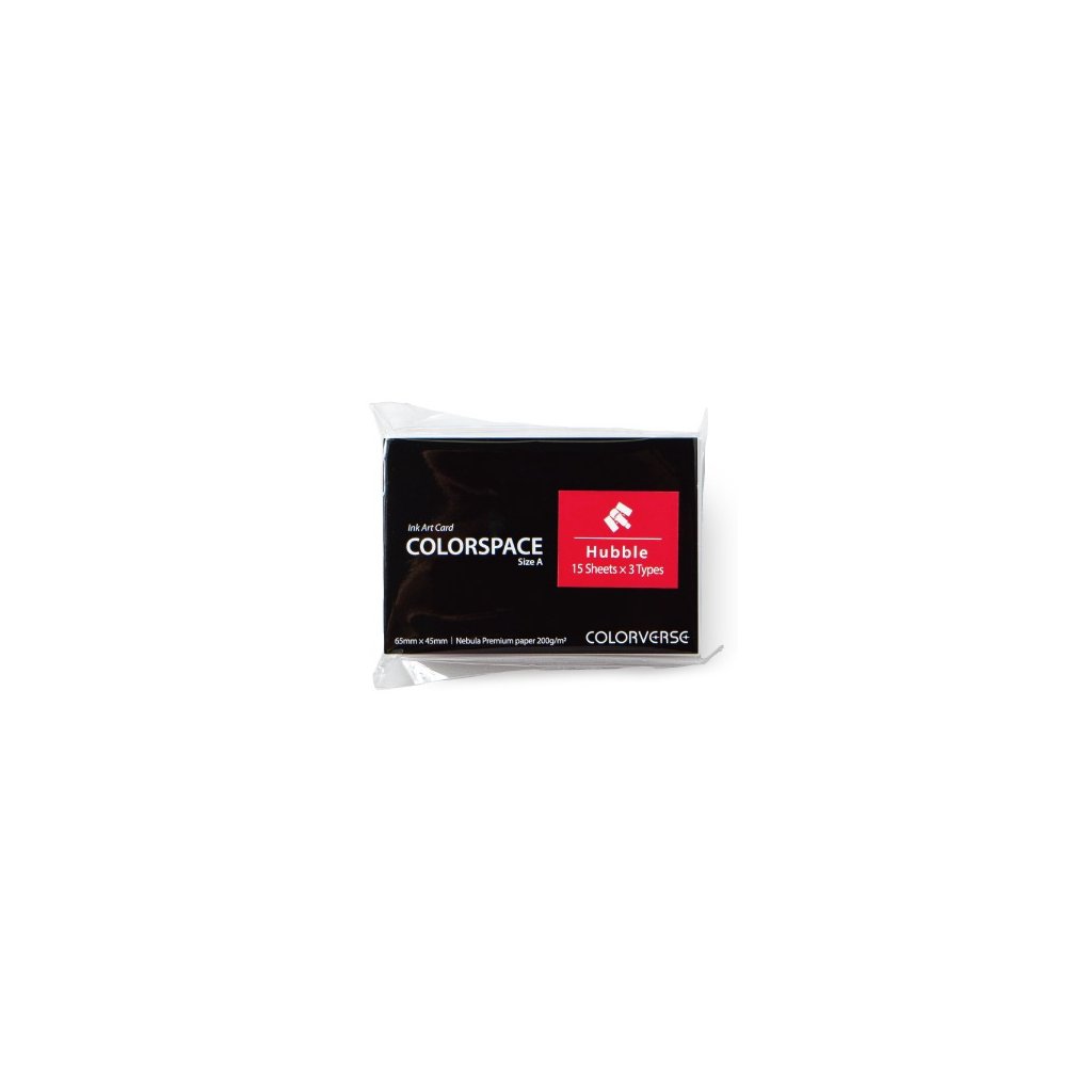 Ink Art Card Colorspace Hubble A (65x45mm, 3types x 15sheets)