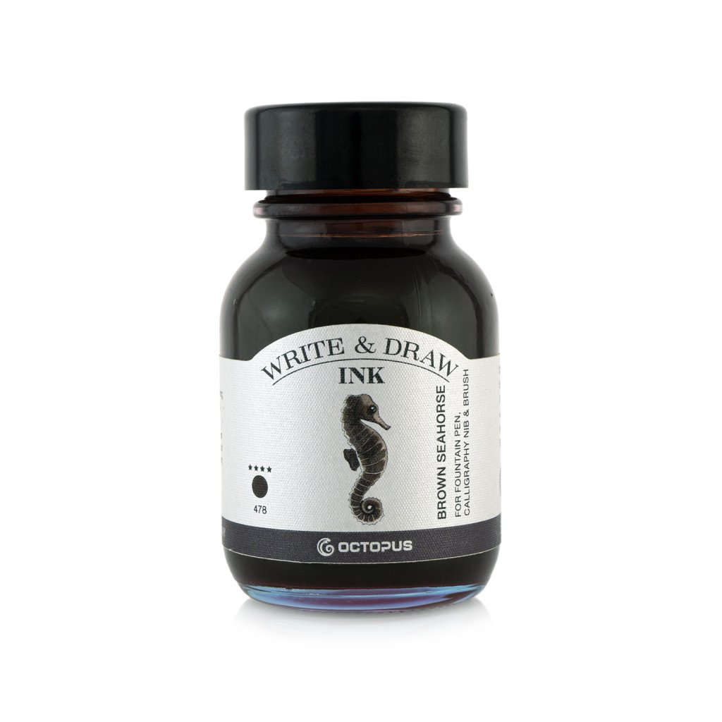 write and draw inks colorieren sketchen tusche tinte brown seahorse 50 ml