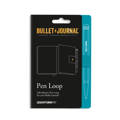 Leuchtturm1917 Bullet Journal samolepící držák na pero, Turquoise