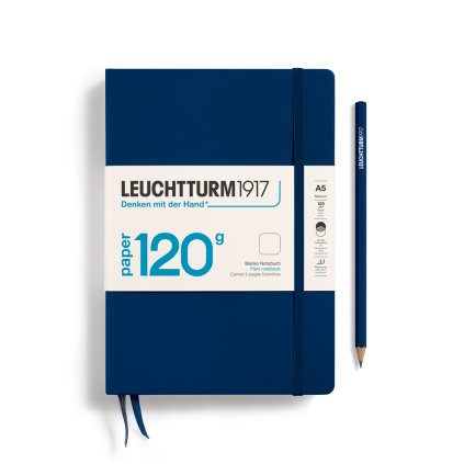 Leuchtturm1917 tečkovaný zápisník 120g edition A5, Navy