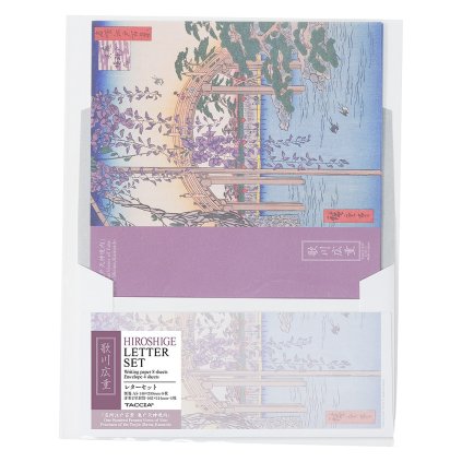 Taccia dopisní sada Ukiyo e Hiroshige, šeřík